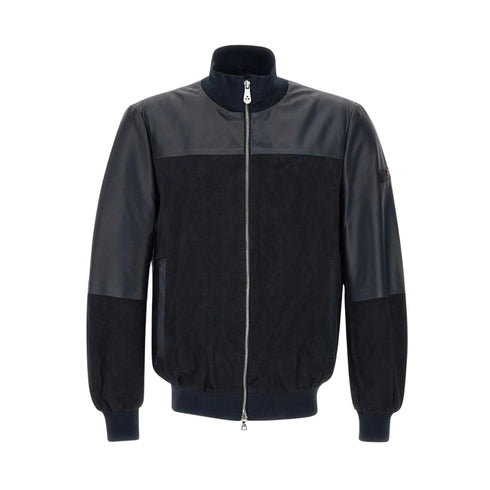 Giubbino Uomo POZ BMAT con logo laterale Blu PEUTEREY- Francavilla Moda